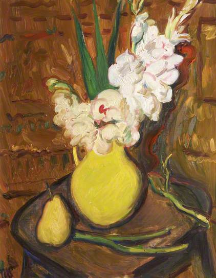 Gladioli in a Yellow Jug (1938)