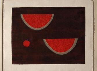 Sandías con Manzano (Watermelons with an Apple) (1985)