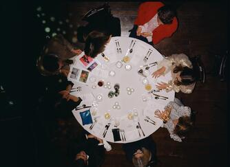 The Artist's Table with Jeremy Deller 29 November 2023. Photo Eddie Otchere