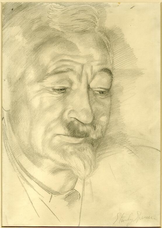 Study of a man's head (circa 1935)