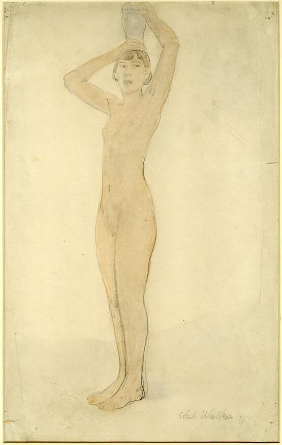 Female nude study (before 1937)