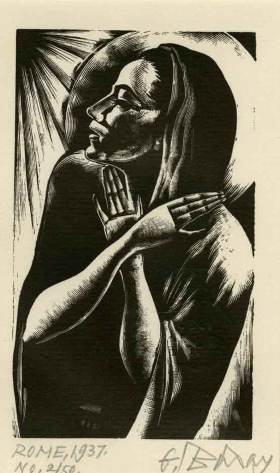 L'Annunziata Mary (Illustration to François Mauriac's Life of Jesus, 1937) (1937)