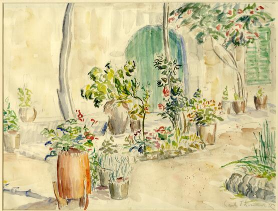 Garden at Deya, Mallorca (1932)