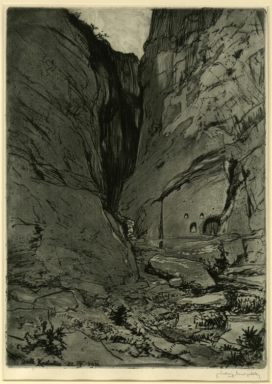 Qúelle Kastalia (Castalian spring, Delphi) (1911)