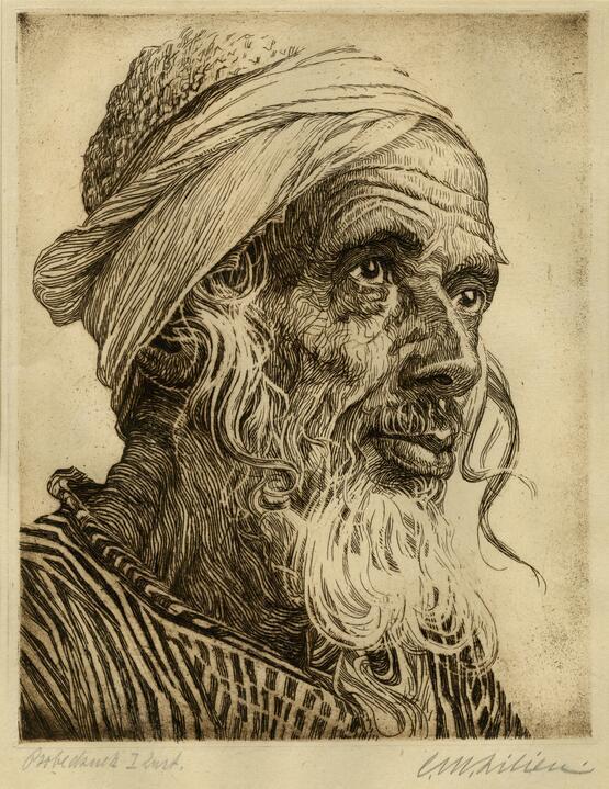 Head of a Jewish man (about 1915)