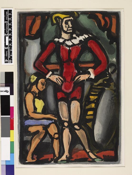 Master Arthur (Illustration to George Rouault’s Cirque de l'Étoile Filante/Circus of the Shooting Star, Ambrose Vollard, Paris, 1938) (1934)