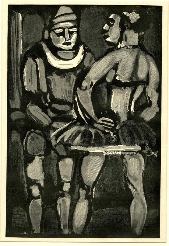 Interlude (Illustration to George Rouault’s Cirque de l'Étoile Filante/Circus of the Shooting Star, Ambroise Vollard, Paris, 1938) (1932)