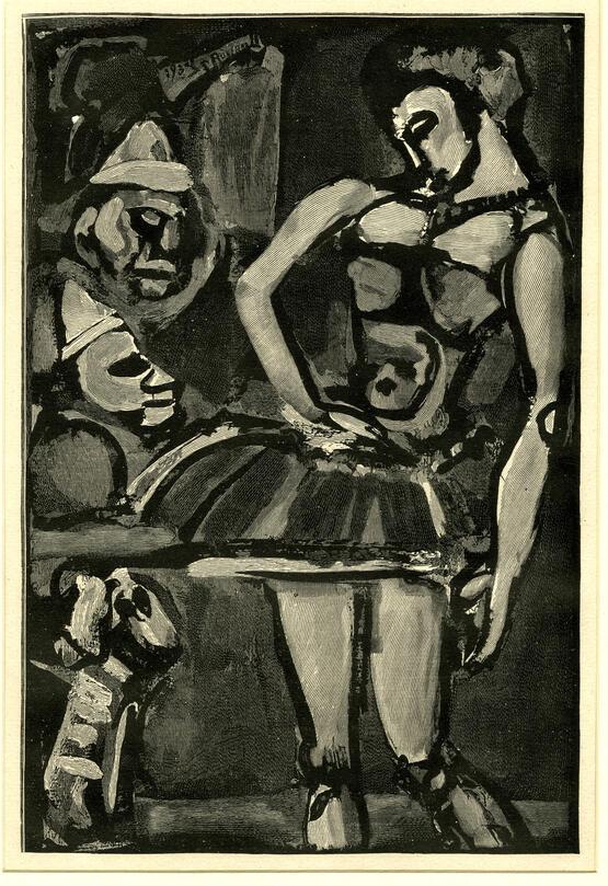 Voltige (Illustration to George Rouault’s Cirque de l'Étoile Filante/Circus of the Shooting Star, Ambroise Vollard, Paris, 1938) (1932)