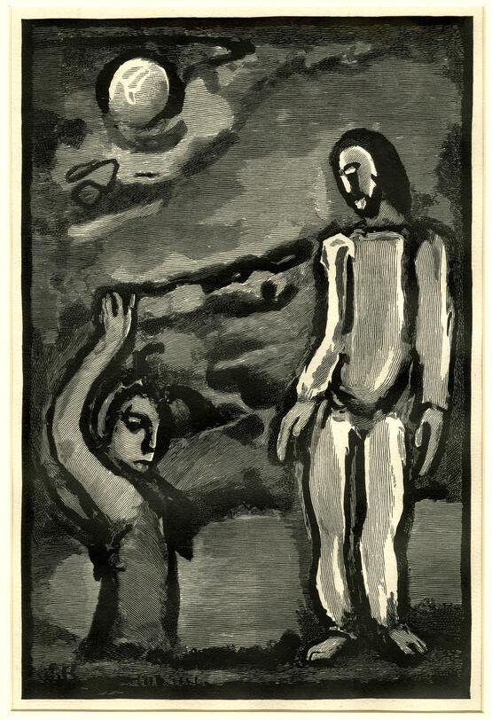 Choœur (Illustration by Georges Rouault to André Suarès’ Passion, Ambroise Vollard, Paris,1939) (1939)