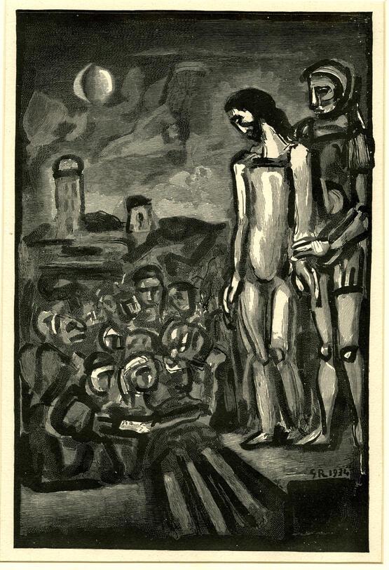 Ecce Dolor (Illustration by Georges Rouault to André Suarès’ Passion, Ambroise Vollard, Paris,1939) (1934)