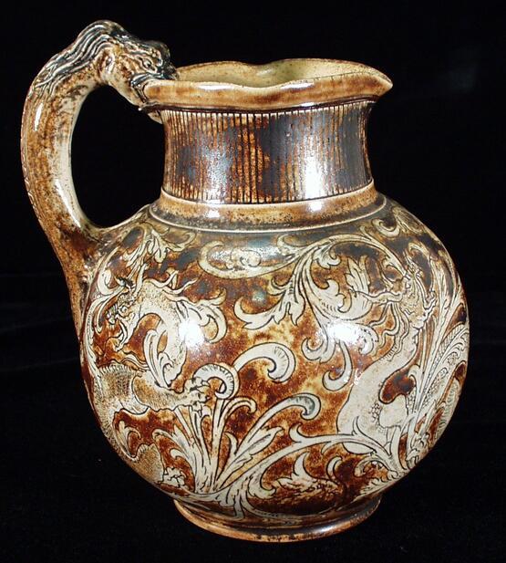 Saltglaze Stoneware Jug (1893)