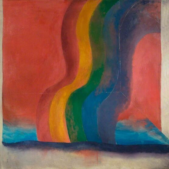 Rainbow Painting 4, Easter Series (1966)