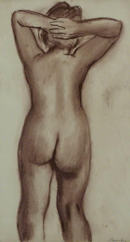 Female Nude, Back View (before 1950)
