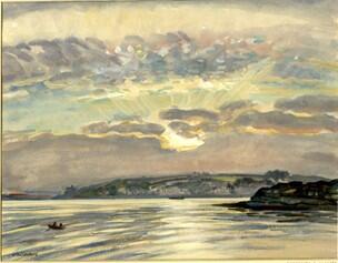 Sunset, St Mawes (1897-1937)