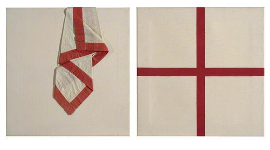 Flag (diptych) (circa 1974)