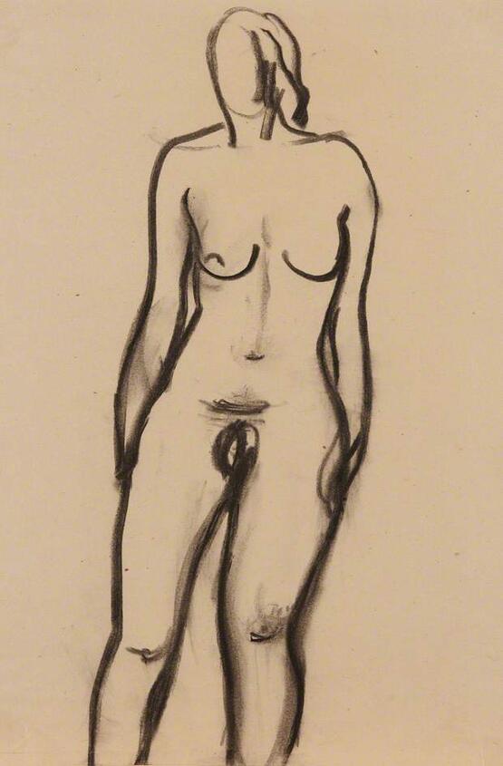 Standing Female Nude (before 1950)