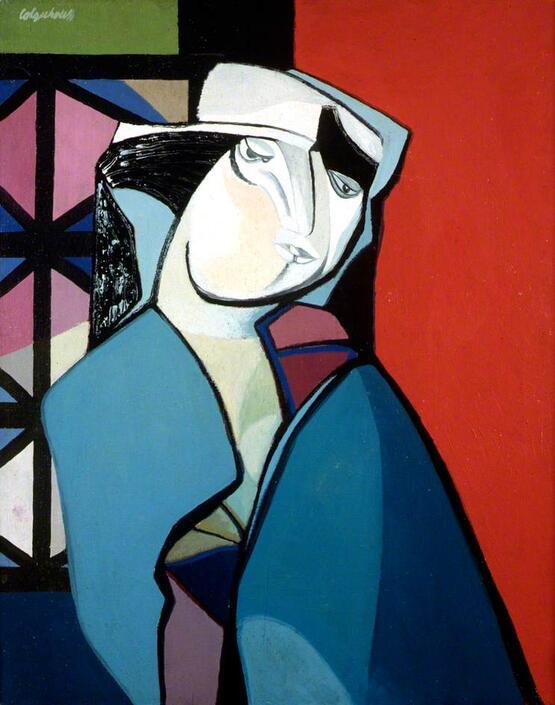 Woman by a Leaded Window (1958)