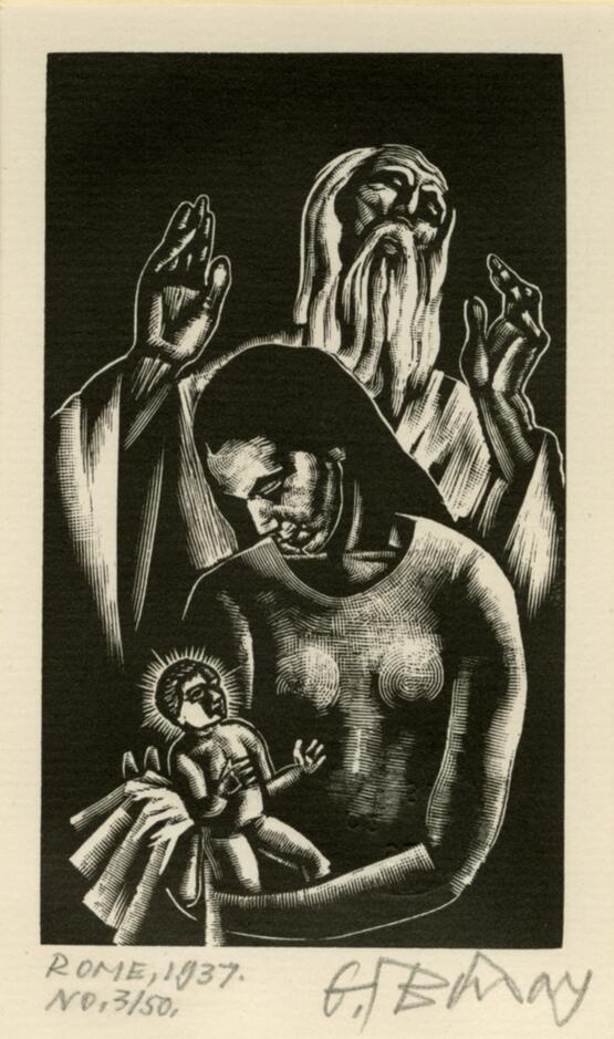 The Holy Family (lllustration to François Mauriac's Life of Jesus, 1937) (1937)
