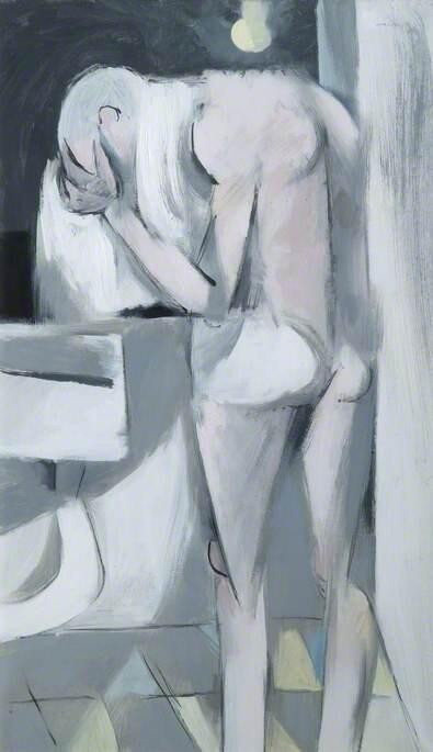 Ageing Man Washing (1954)