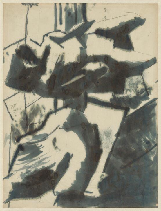 Ink Wash Series (4 works) 3. (circa 1919)