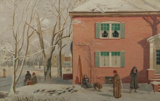 Snow Scene (circa 1932)