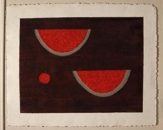 Sandías con Manzano (Watermelons with an Apple) (1985)