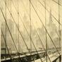 Looking through Brooklyn Bridge, New York (1919-1921)