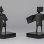 Maquette I: Two Winged Figures (1973)