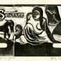 Titre pour 'Sourire' (Title design for 'Sourire') (Paul Gauguin 10 Traesnit Series) (1893-94; 1921)