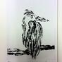 Heron (ardea cinera) (from Nine London Birds - Byam Shaw School of Art Portfolio) (1993)